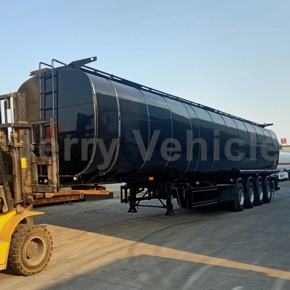 2023 New 3/4 Axle 45000/50000L Asphalt/Pitch/Bitumen/Fuel Storage Tanker Truck Trailers for Asphalt/Pitch/Bitumen Transport Tanker Semi Trailer