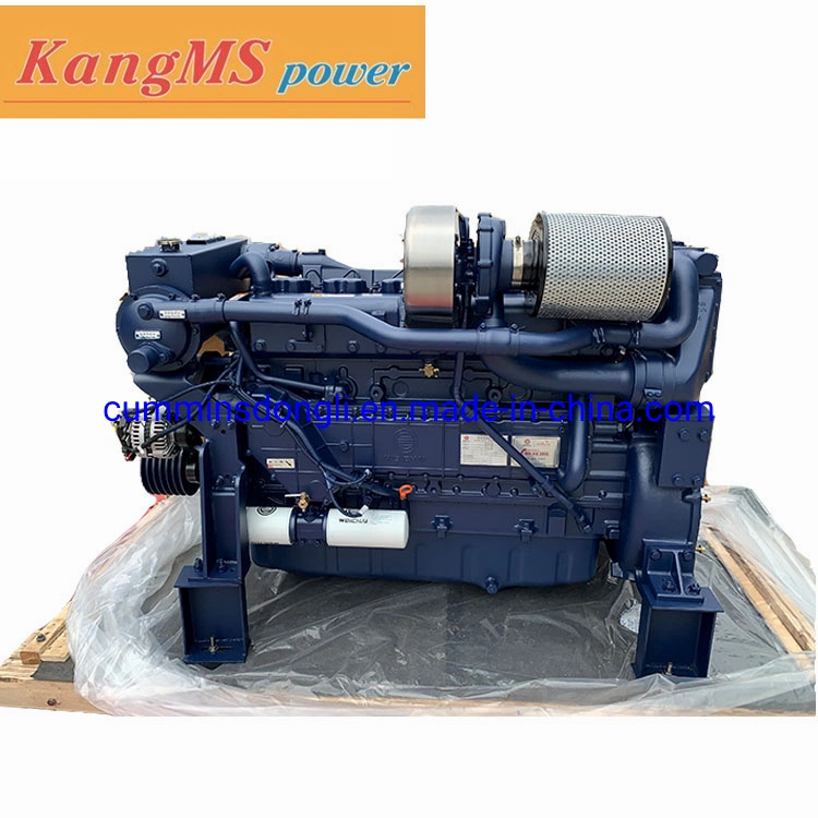 Chinese Marine Diesel Engine 300HP 330HP Water Cooled Weichai Marine Engine Supplier