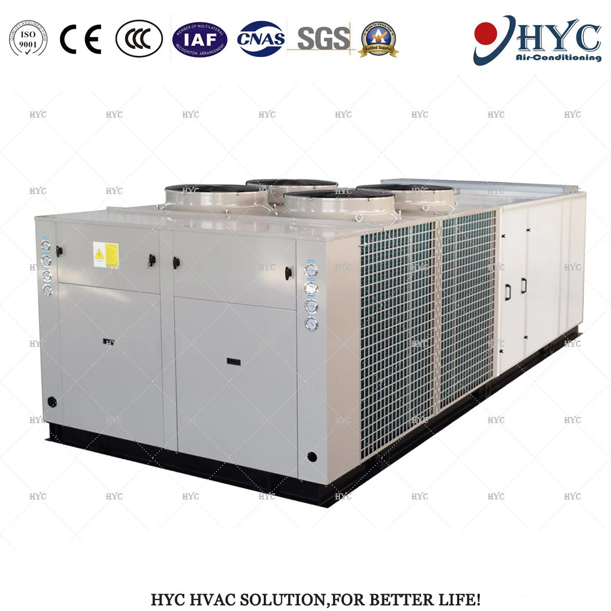 High Efficiency Rooftop Packaged Heat Pump Unit with Inverter DC Compressor