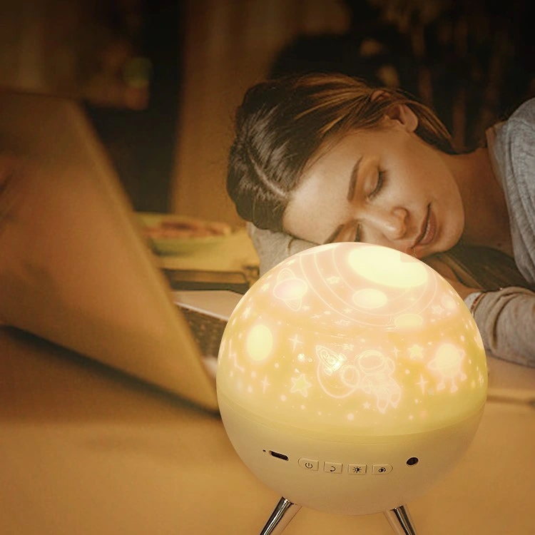 New Design Plug-in Spherical Projection Lamp Night Light for Kids