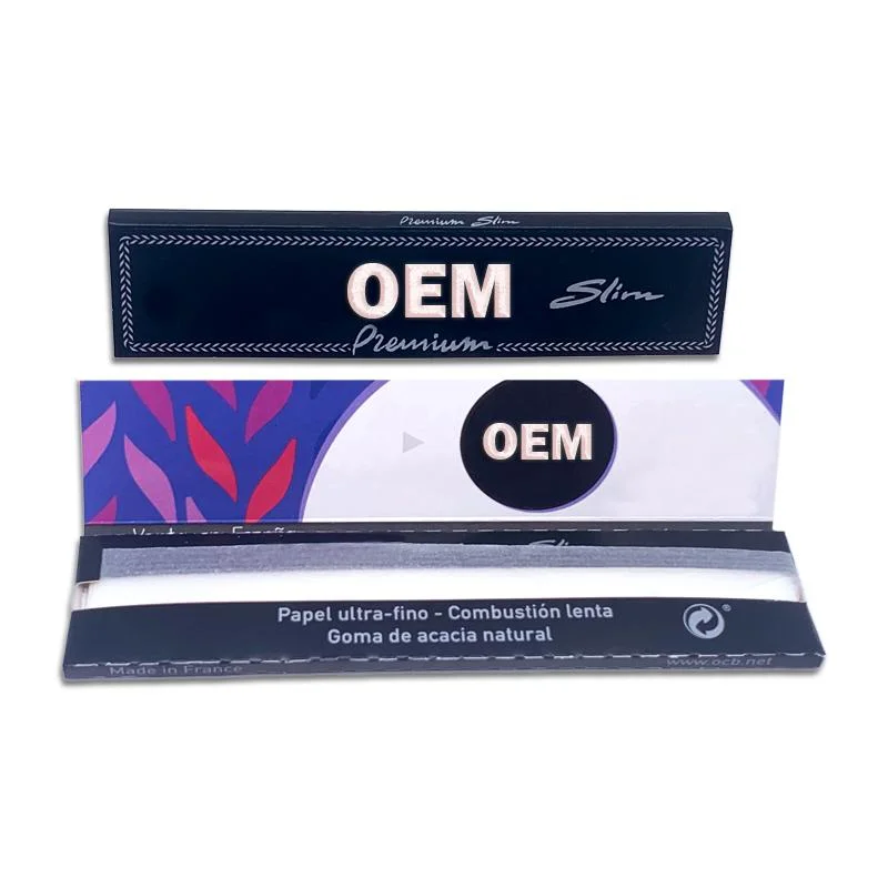 Beautiful Watermark Pressed for Longer Smoke Kingsize Slim Rolling Paper