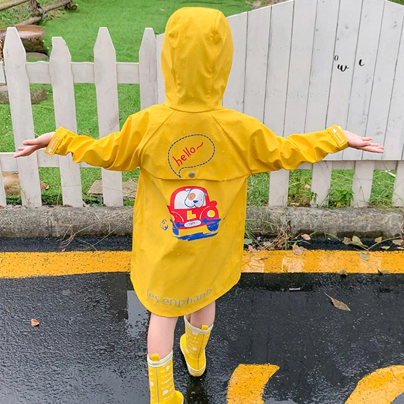 Heißer Verkauf Kinder Tragen Regenjacke Regen Poncho Regen Jacke