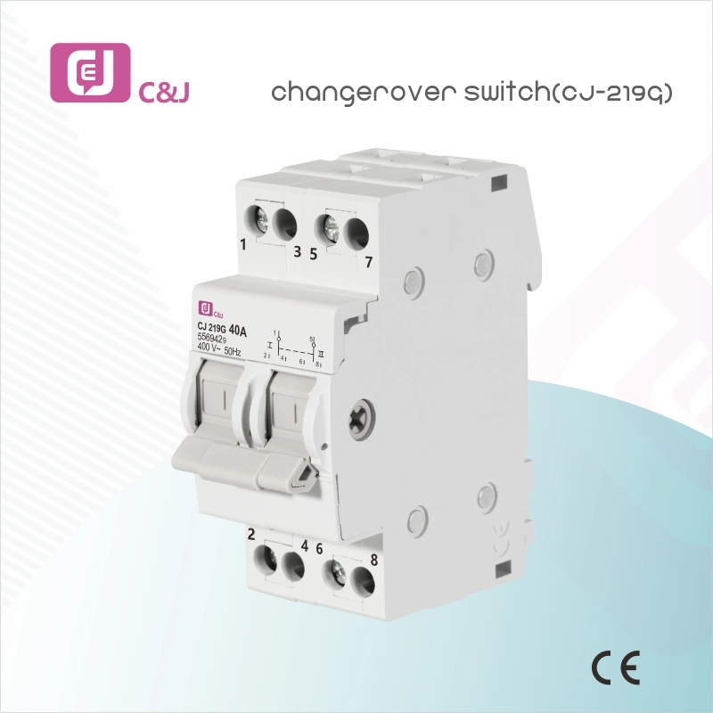 Cj-219g 1-4p Modular Electrical Automatic Changeover Switch Main Switch