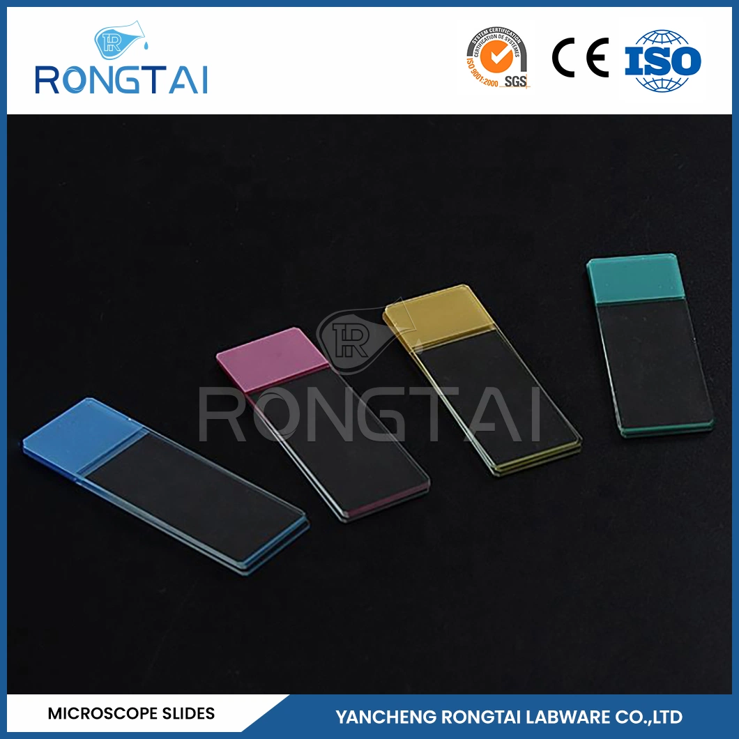 Rongtai Cover Glass Microscope Slide Factory Microscope Slides Unground Edges China 7101 7102 7105 7107 7109 16mm Round Glass Slides