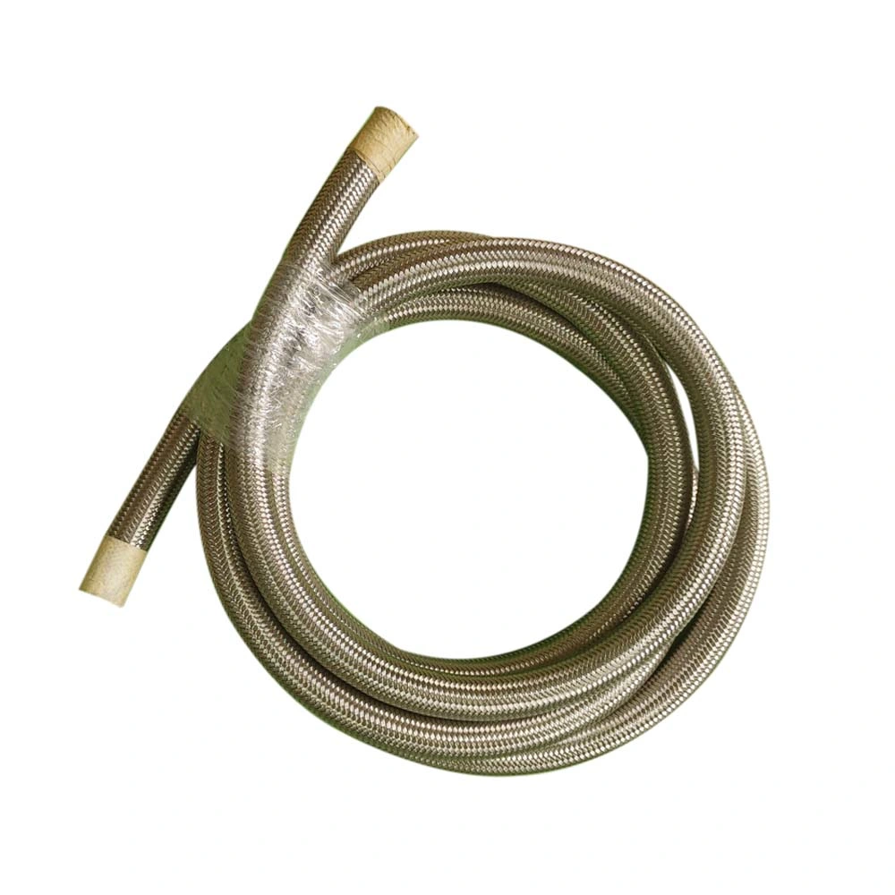 Nuevo la manguera de PTFE tubo flexible trenzado de acero inoxidable