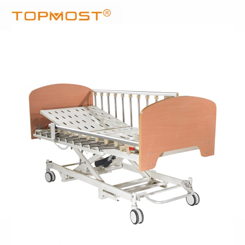 Hospital Equipment Super Low Electric Adjustable 3 Functions Patient Electric Hospital Bed for Sale