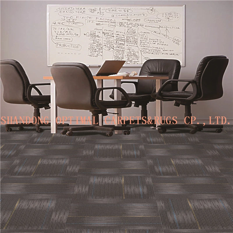 Carpet Pattern Residential Use PVC Flooring Hotel Carpet Tile with Bitumen Back