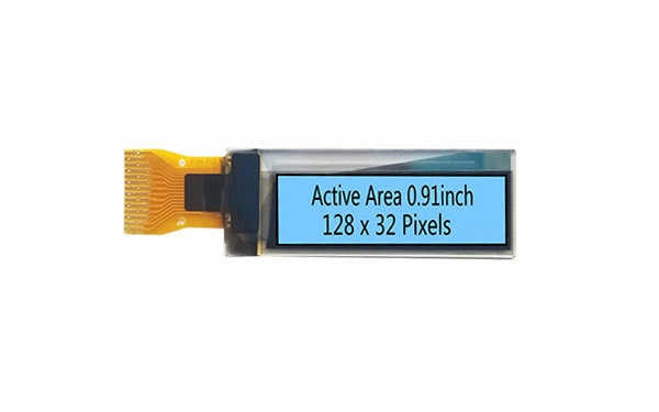 0.91-дюймовый пользовательский белый OLED-дисплей SSD1306bz