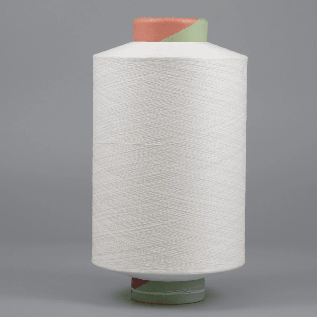 Draw Coloured 100 Fabric Filament DTY Cotton Polyester Spun Yarn