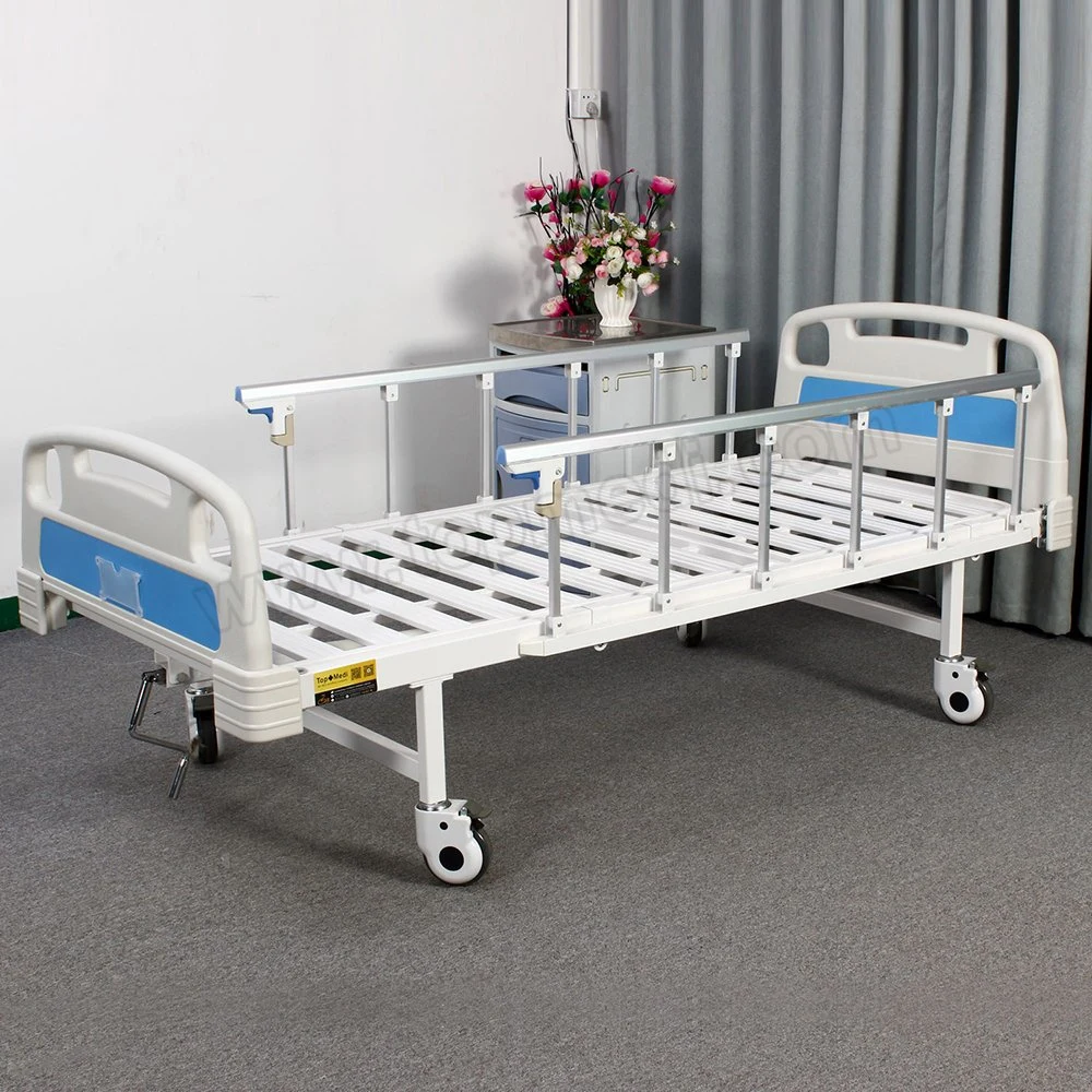 Una manivela manual Semi-Fowler cama de hospital