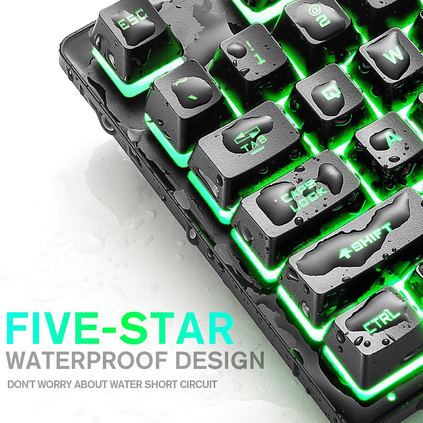 New Arrival USB LED Light 87-Key Gaming Computer Keyboard