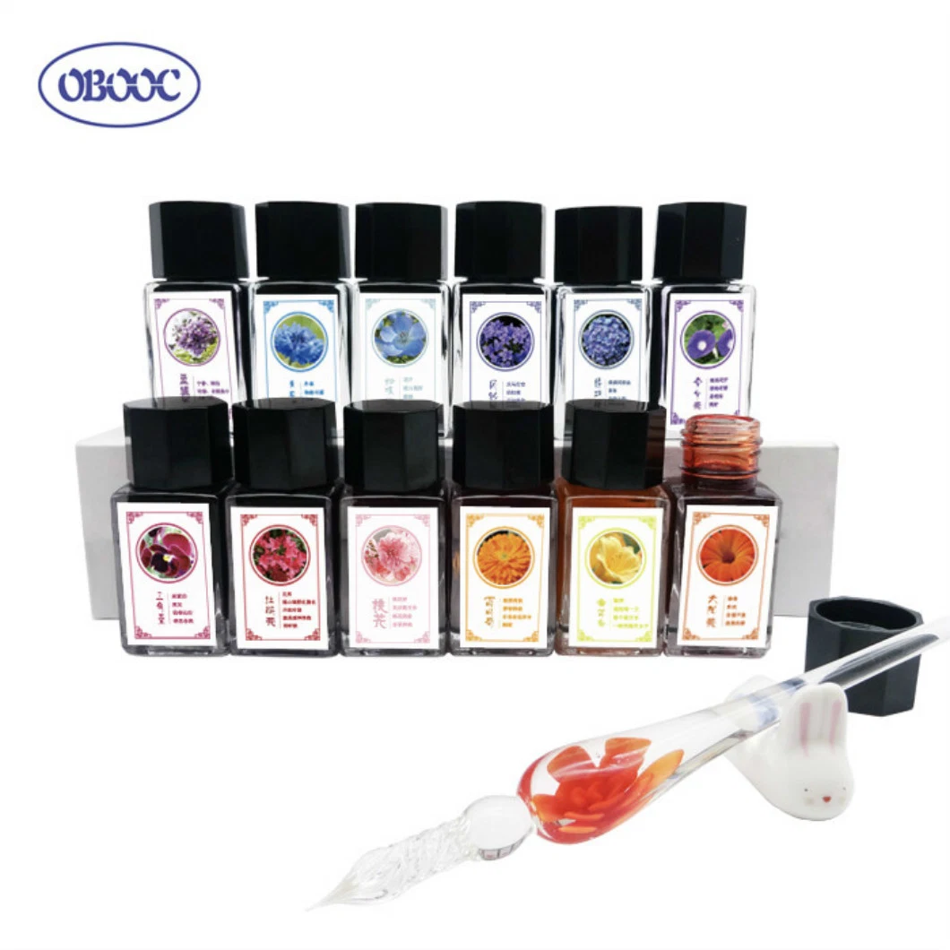 Obooc Different Types of 18ml Bottle Fountain Pen Ink