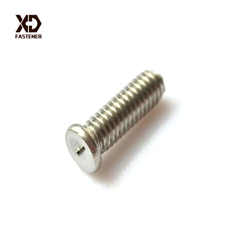 M3 M4 M5 M6 M8 M10 Carbon Steel Copper Plated Stud Weld Spot Welding Screw Solder Point Nail Bolt for Capacitor Discharge