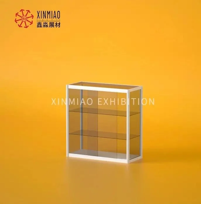 High View Customize Aluminum Profile Glass Exhibition Counter for Trade Show