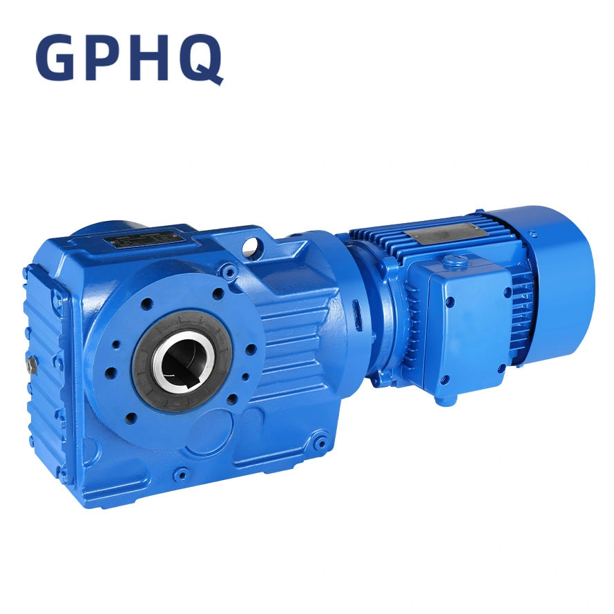 Gphq 90 Degré de transmission avec boîte de vitesses à denture hélicoïdale conique 7,5 kw pour les Grues du moteur