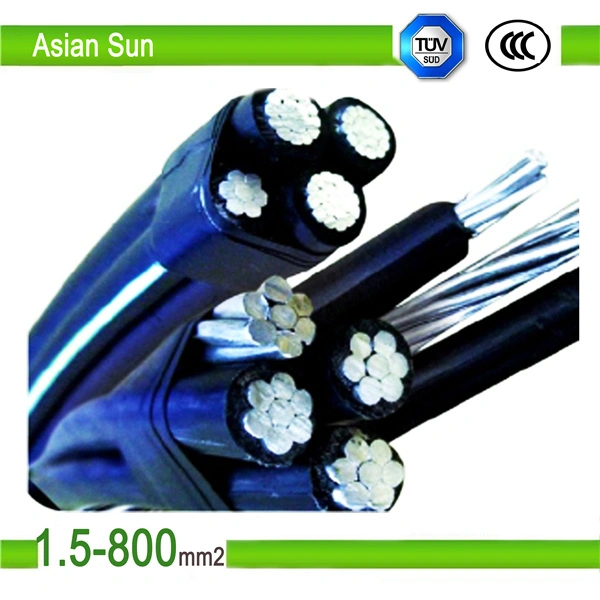 Cable 0.6/1 kV 2X4 AWG ASTM XLPE ABC