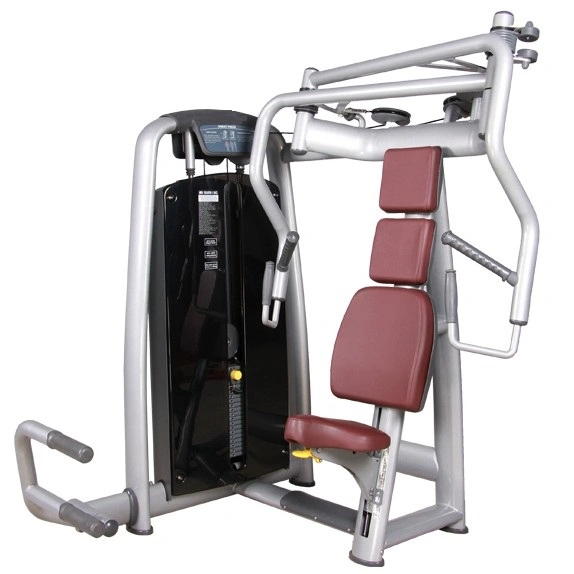 تمرين الضغط على الصدر في وضعية الجلوس آلة الصف مع الوزن الحر