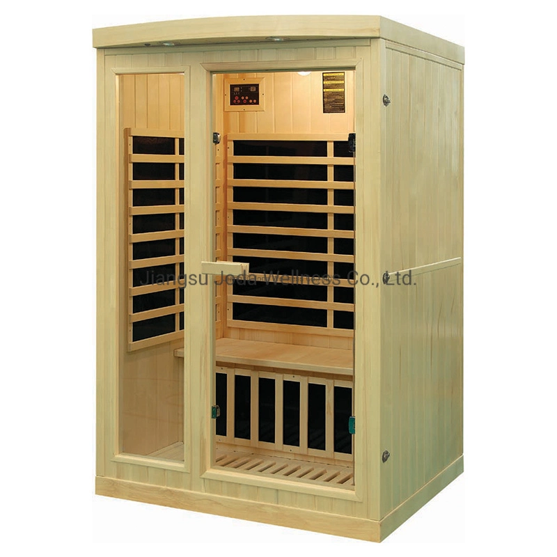 Salle de sauna sec canadien en bois massif Hemlock à infrarouge lointain avec Meilleur prix