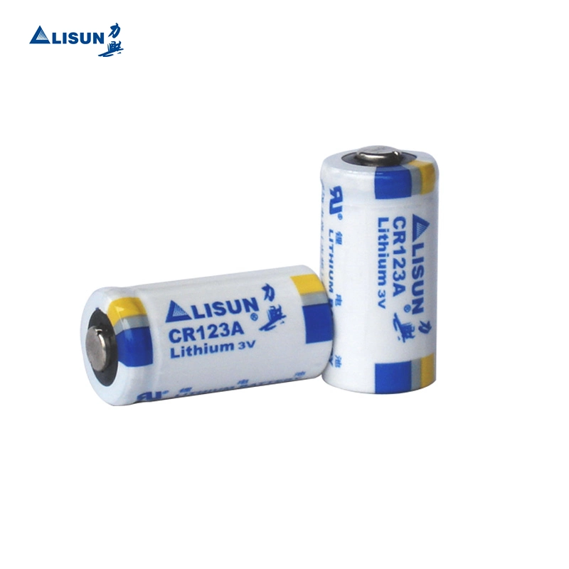 Lithium Battery 3V Cr123A 1500mAh Non Rechargeable Battery with Wire & Connector RoHS, Un38.3, IEC,  Certificated for Smoke Alarm and Safety Products Sensor