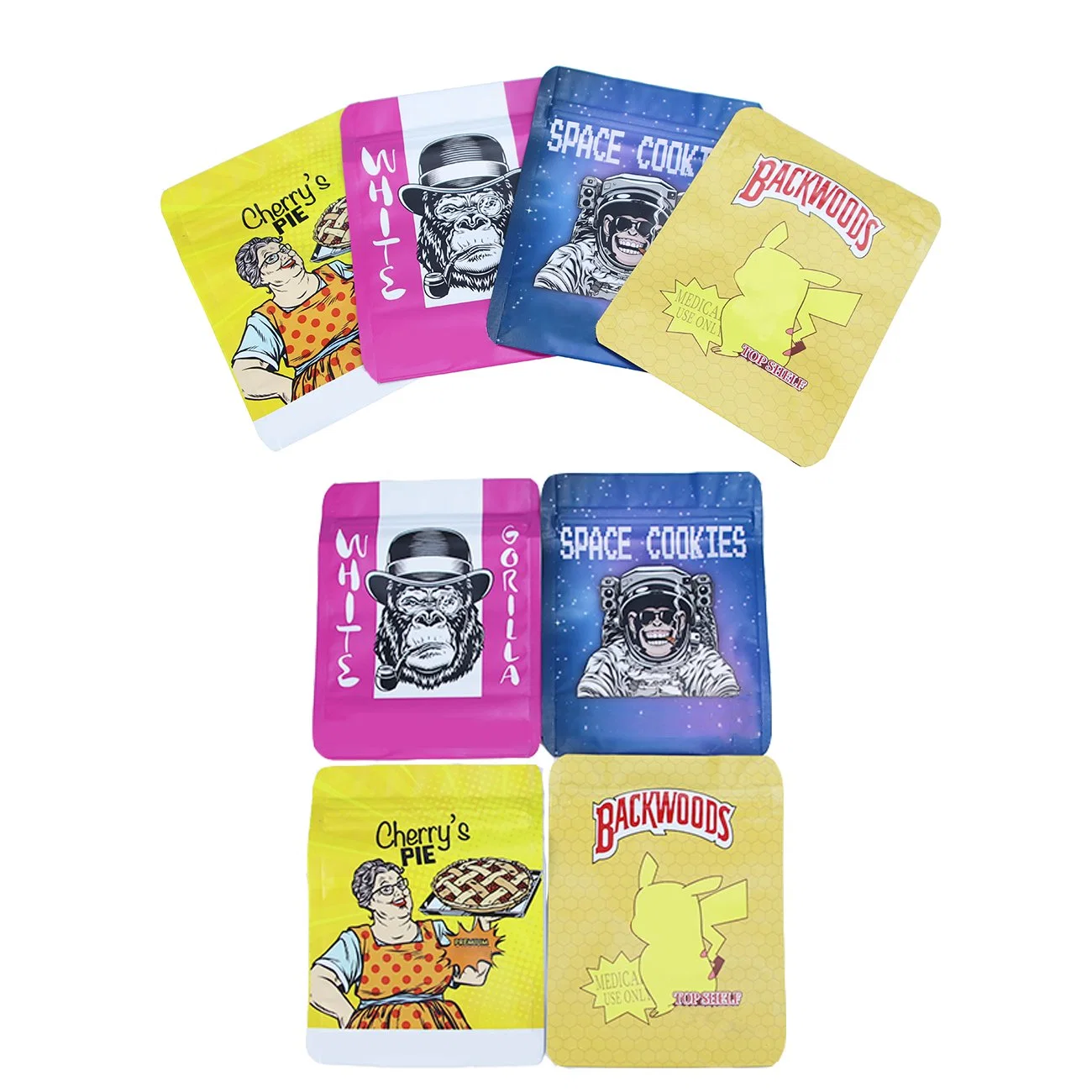 Nuevo diseño Backwoods niños resistente a prueba en bolsa Mylar