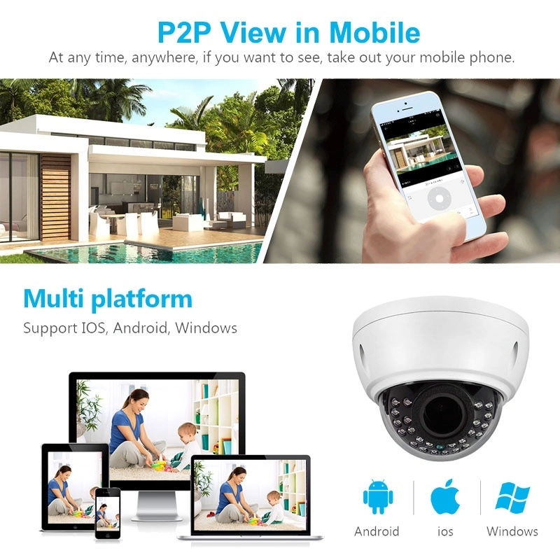 3MP 180/360 Panoramic HD Fisheye Camera Home Security IP Camera