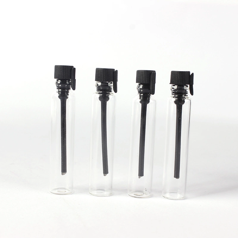 Free Sample 5ml 10ml Portable Transparent Perfume Cosmetic Plastic Spray Bottle Glass with Cap