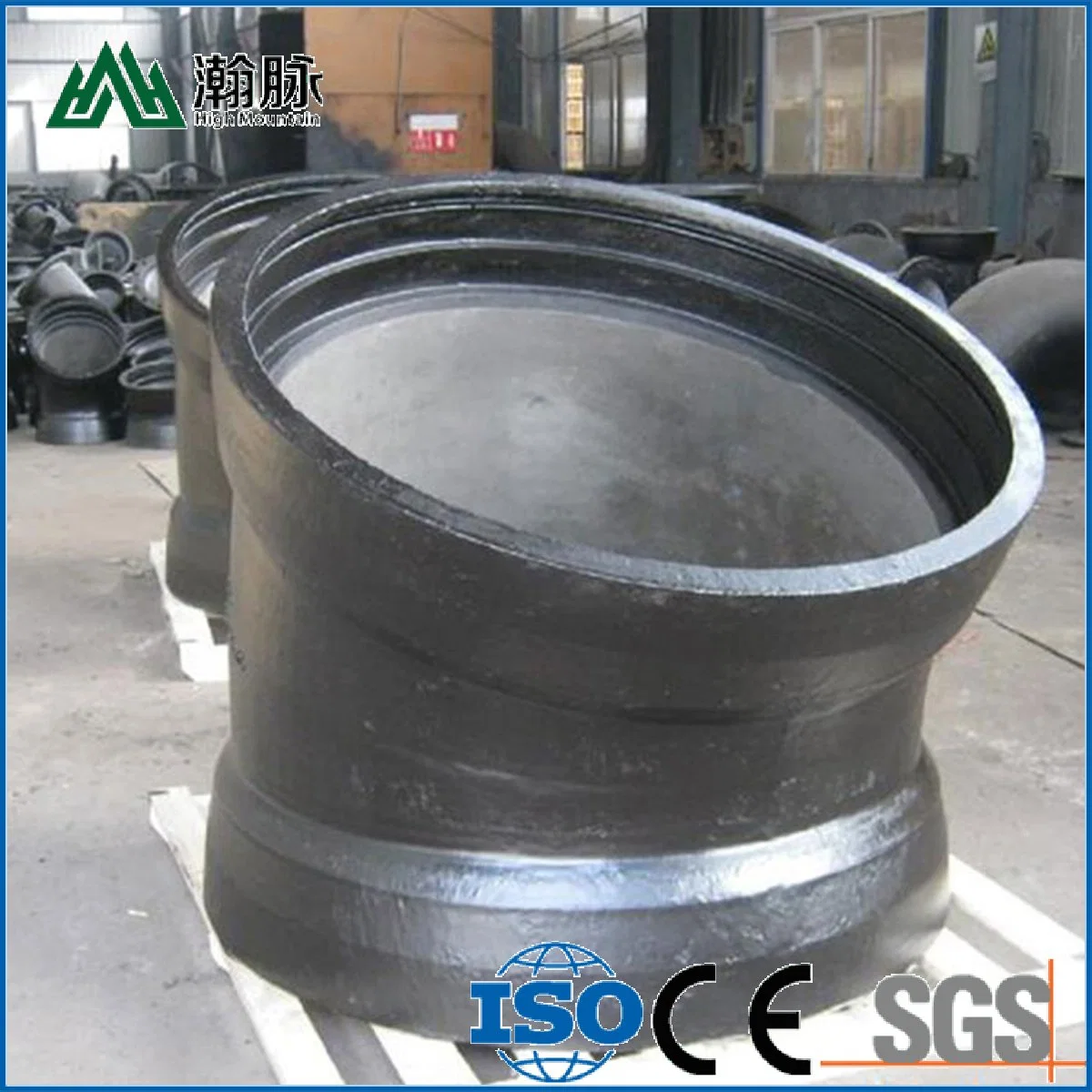 Cast Iron Rising Stem Knife Gate Valve with Electric Iron Blank Flanged Dismantling Joint