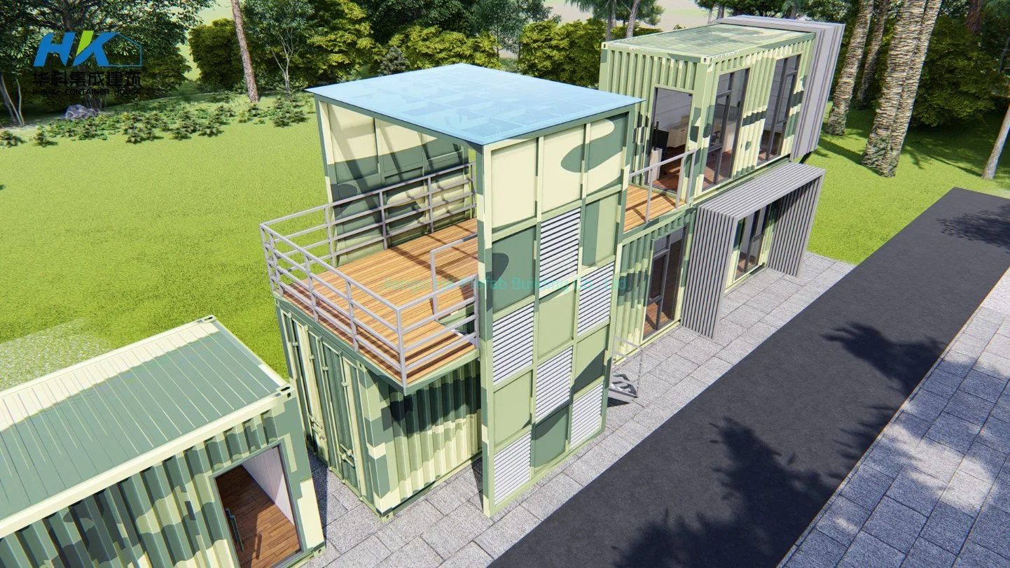 Quickly Built Movable Prefab Prefabricated Mobile Container House /Office / Coffee Shop.