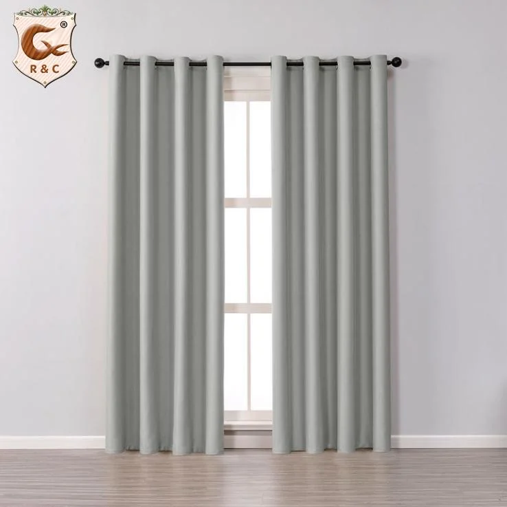 Sample Customization High quality/High cost performance  100% Polyester Curtain Fabric Living Room Blackout Curtains