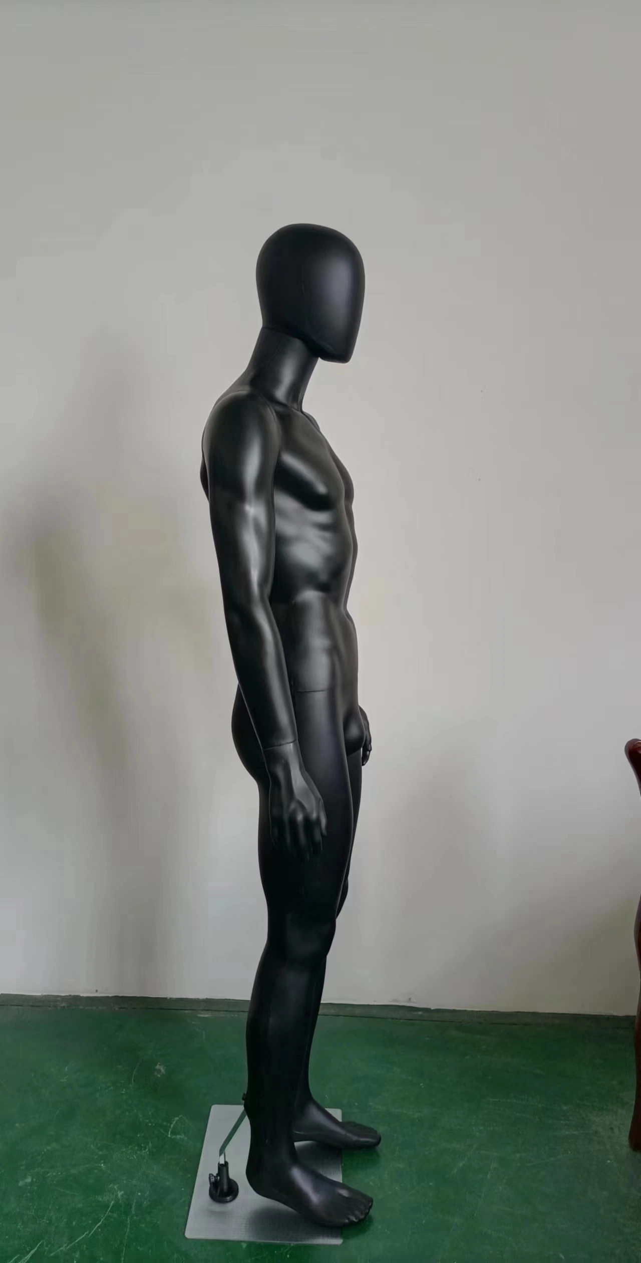 Precio de soplado Negro Color Hombre Hombre Mannikin Mannequins para Pantalla