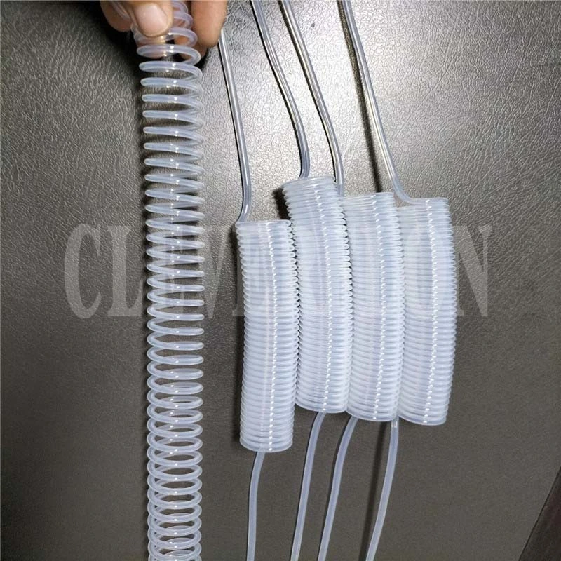 Transparent FEP Coil Air Spiral Hose Pipe