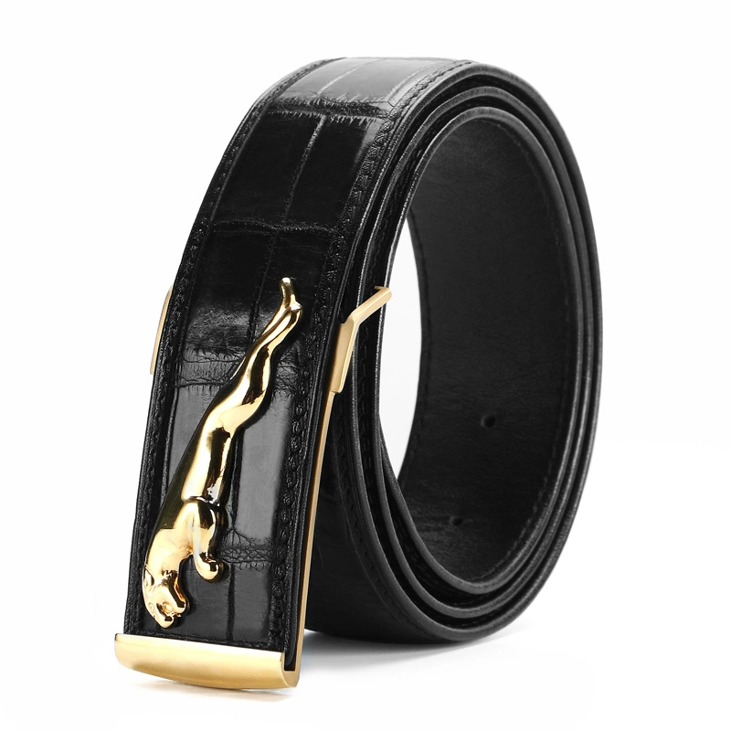 Dropship Custom Men Genuine Crocodile Leather Wedding Waist Belt