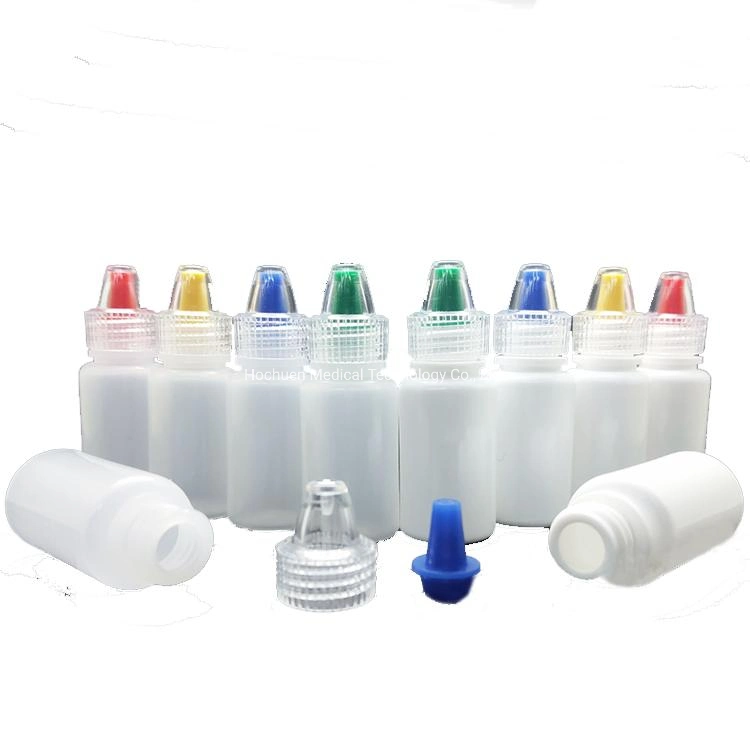 Medical Squeeze botellas Contenedor de gotas de aceite Frasco gotero plástico Cabello