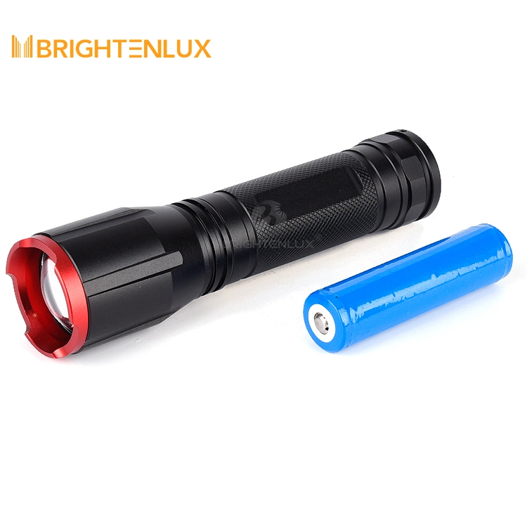 De alta potencia de suministro de la fábrica Brightenlux 5 modos de carga USB LED Precios baratos Enfoque zoom LED de batería de la luz de emergencia