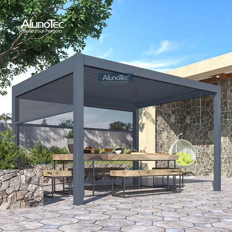 Exterior Bioclimatic Louvered Roof Pergola Kits Bioclimatique aluminio Pergola Boda Cenador