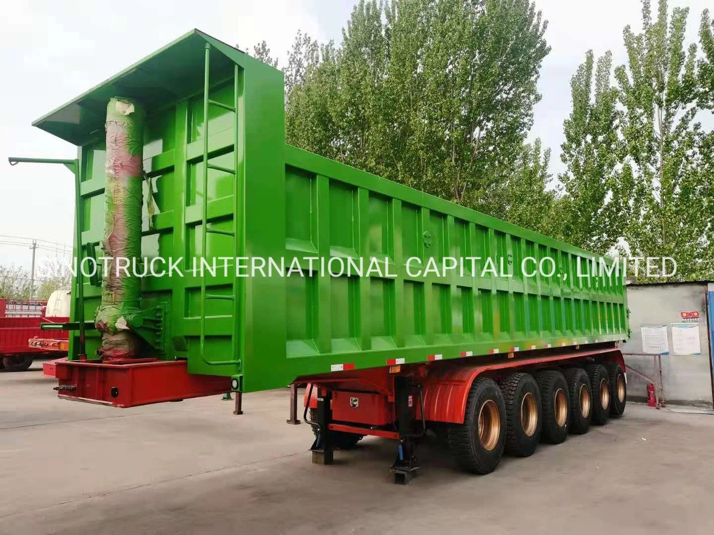 6-Axle 100 Ton Semi-Trailer Dump Truck