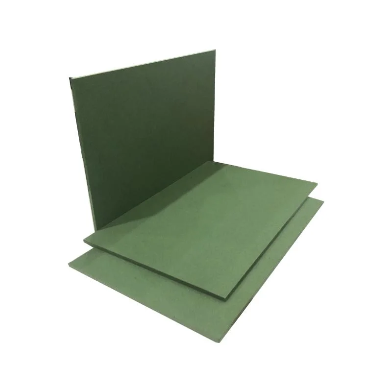 E1 Grade 5mm High quality/High cost performance  Waterproof MDF Green Water Resistance Board for Building