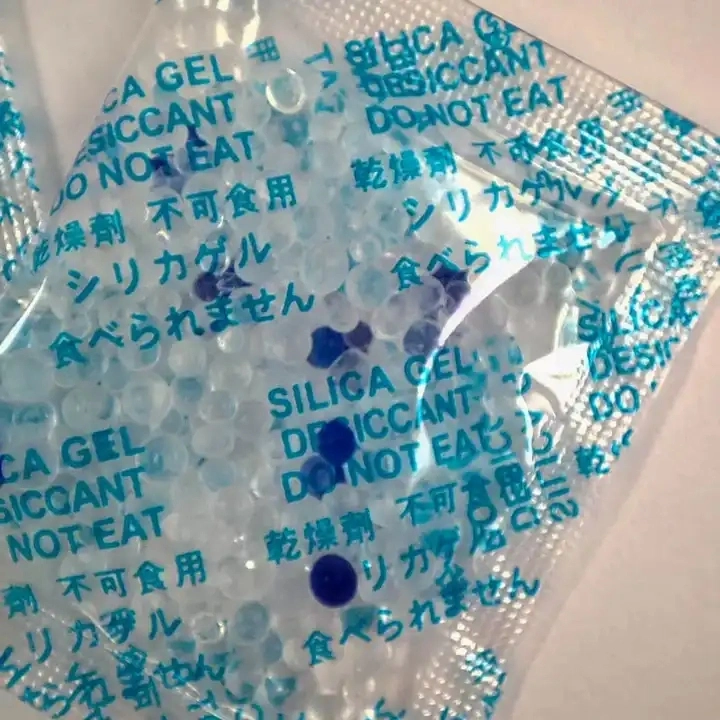 Adsorbent Medical Drying Food Blue Silicone Particle Desiccator Pack Silica Gel Desiccant