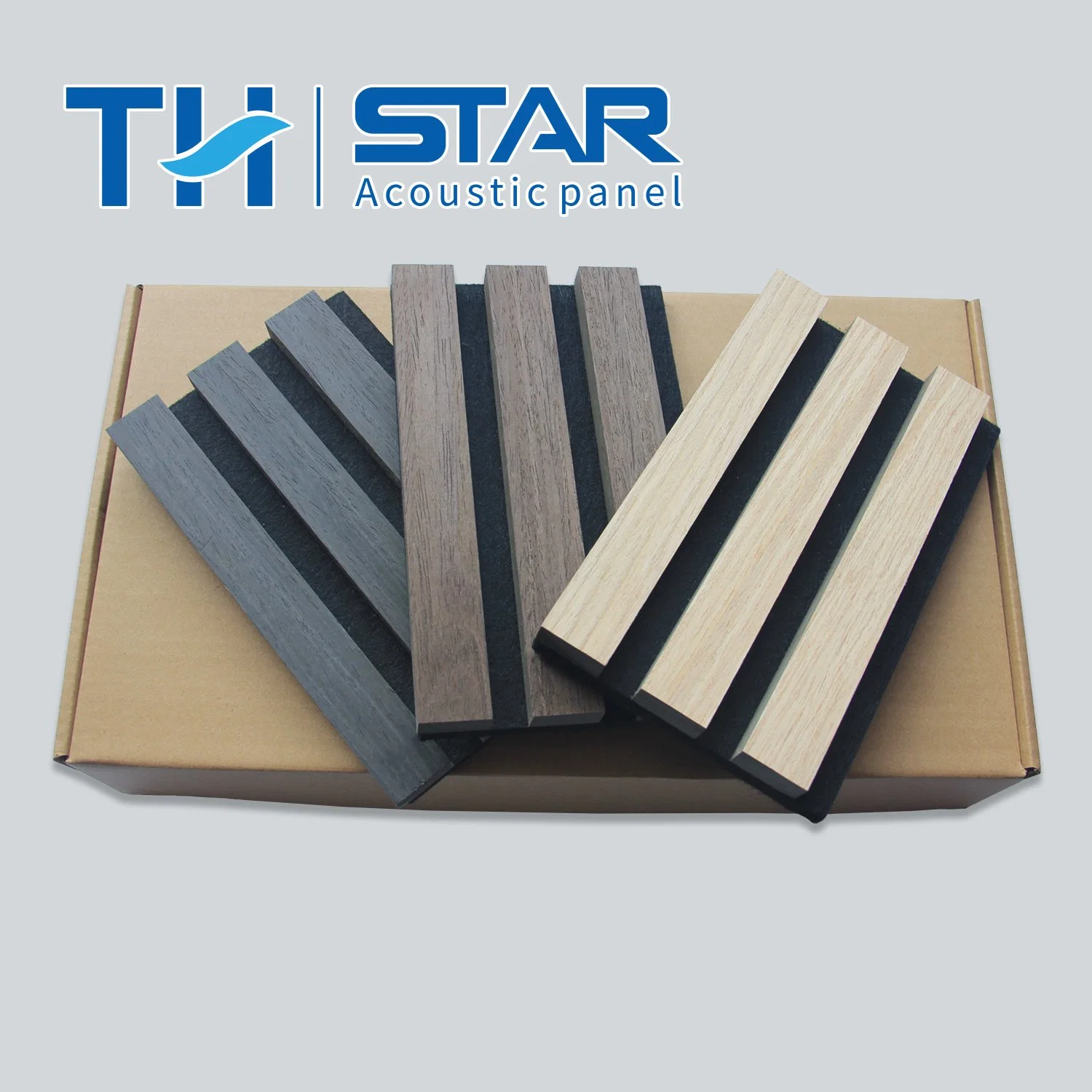 Goodsound Polyester Fiber Wall Veneer Oak Pdf MDF Groove Acupanel Sound Aku Wooden Slat Acoustic Panels