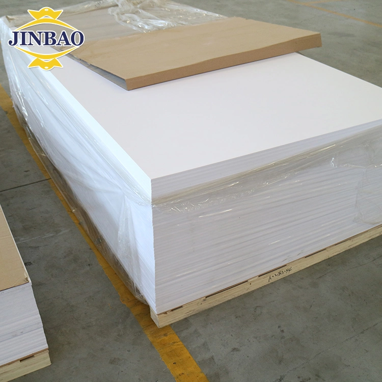 Jinbao Extruded PVC Rigid Sheet High Glossy Waterproof Hard PVC Foam Board Plastic Board