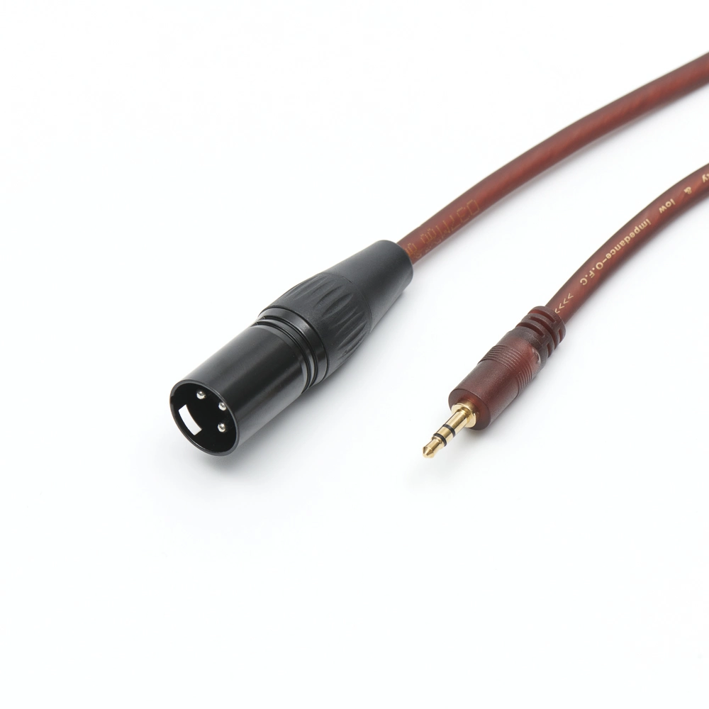 Kolorapus Audiokabel XLR Stecker auf 3,5-Jack Stecker Aux Anschluss für Instrument Gitarre Mixer Verstärker Bass