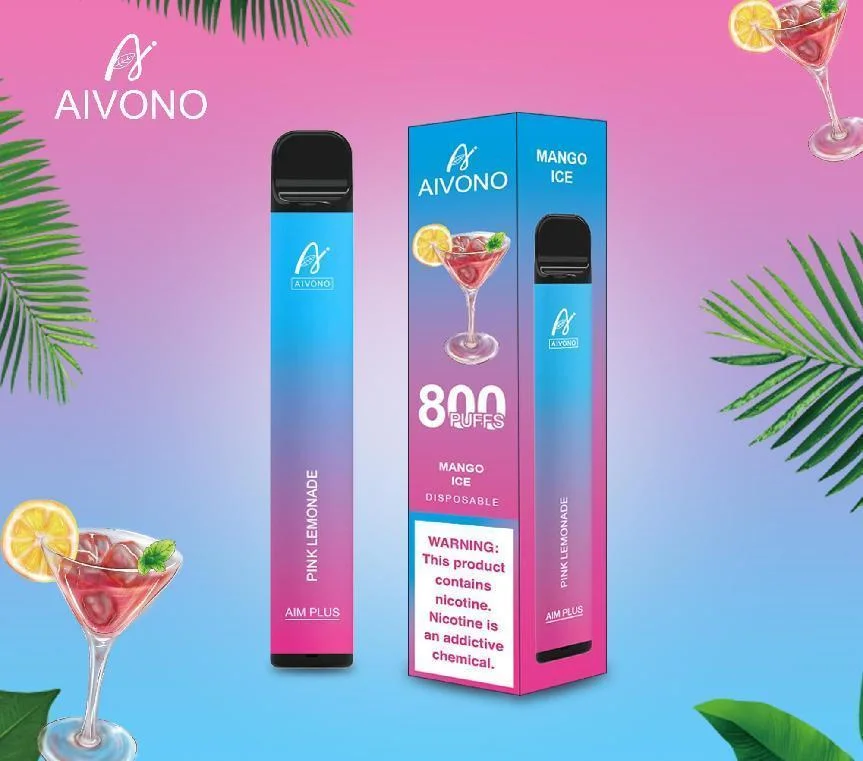 Nueva llegada Aivono Objetivo Plus 800 inhalaciones una vez Vape 500mAh Pod Aivono Dispositivo mejor