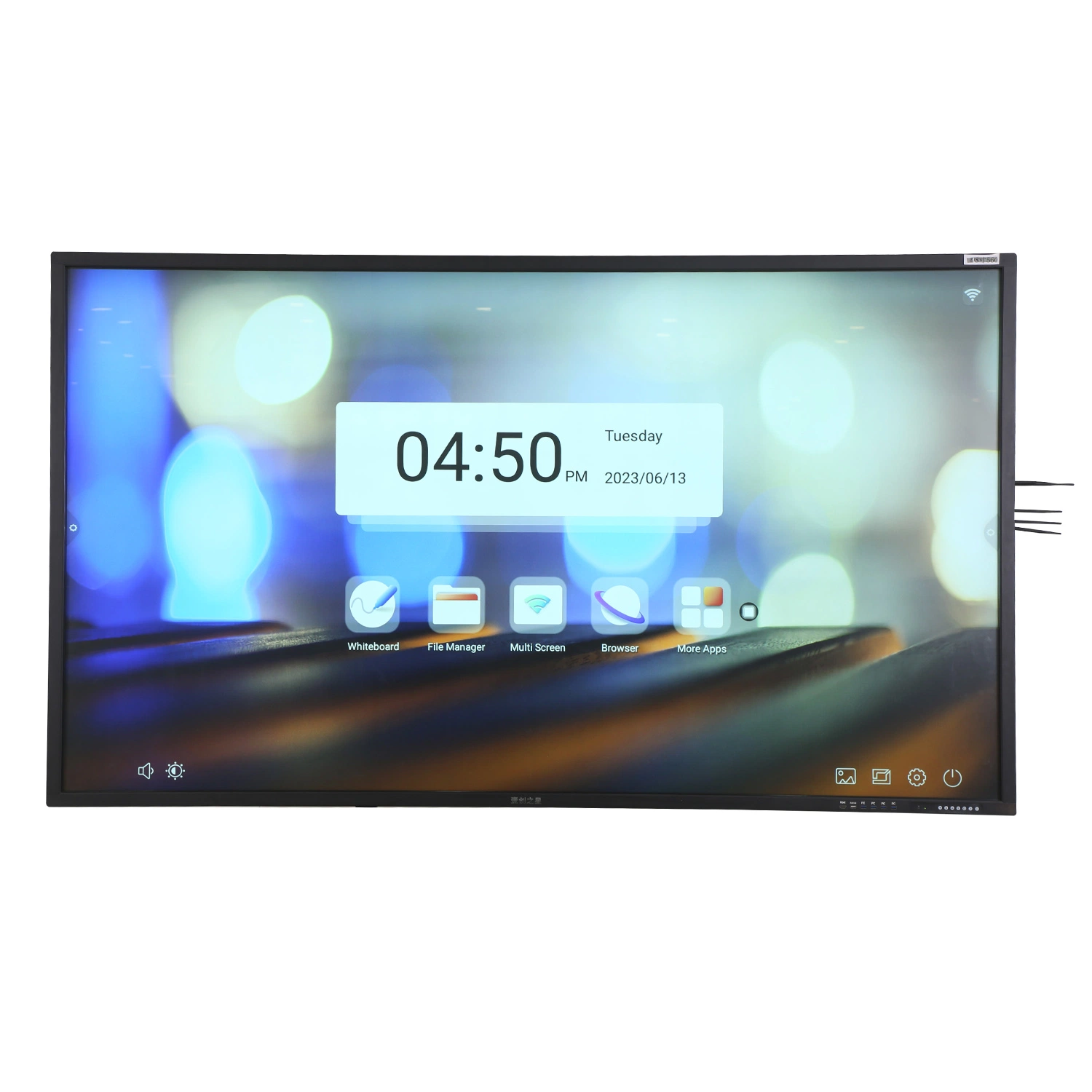 85 Inch FHD 4K LED Screen Multi Touch Infrared Screen Monitor All in One PC Interactive Smart Kiosk for Office