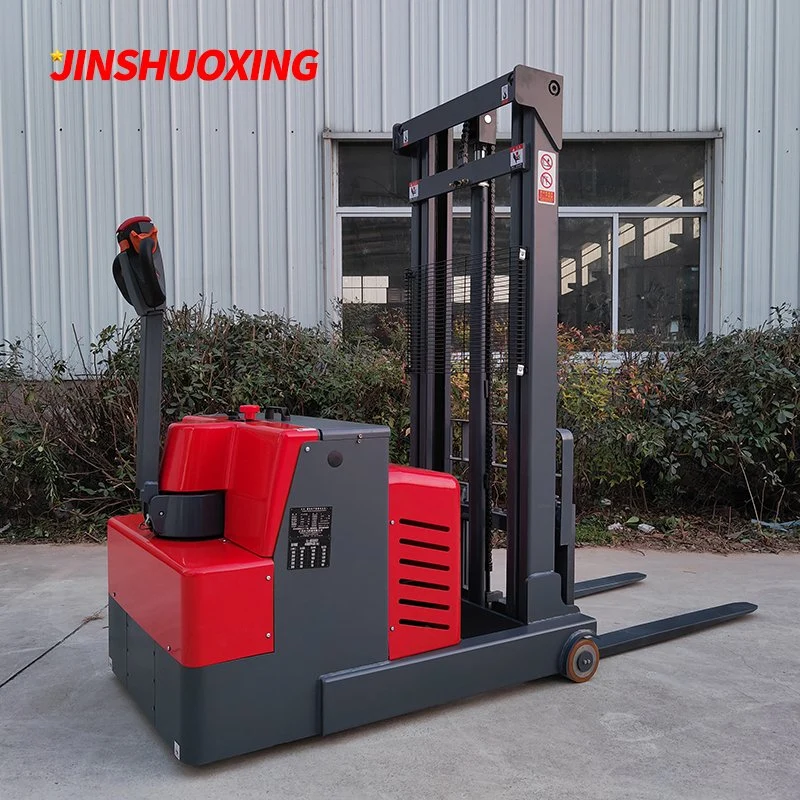 800kg 1000kg 1200kg Electric Forklifts Stacking Equipment with Open Battery Box for Optional Larger Battery Capacity