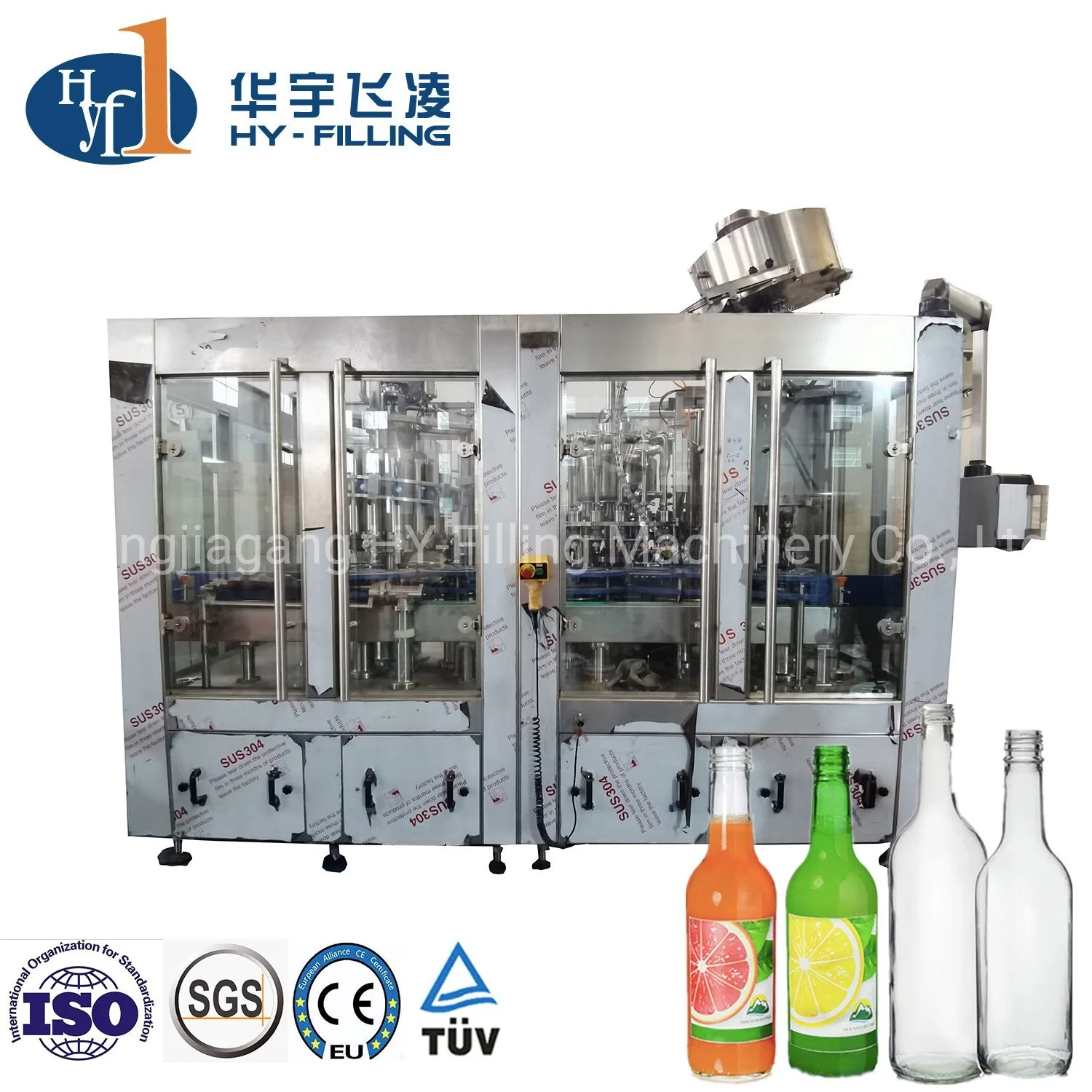 Fruit Juice Making Small Factory Productions Machine, Glass Bottle Juicer Filling Line, Sugarcane Juice Packing Machine