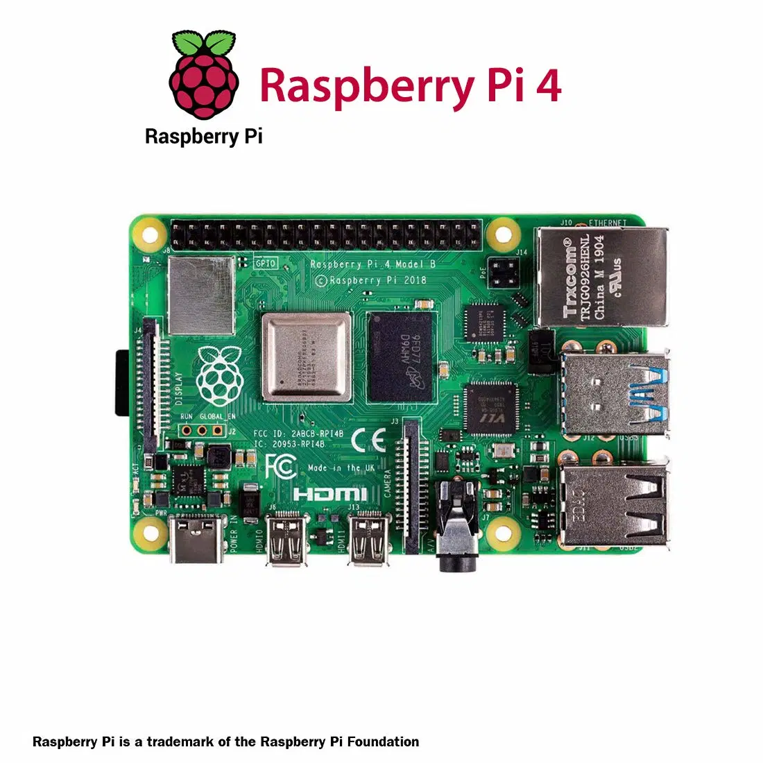 Aluminum Alloy Case and SD Card Raspberry Pi 4 Starter Kit (4G RAM)