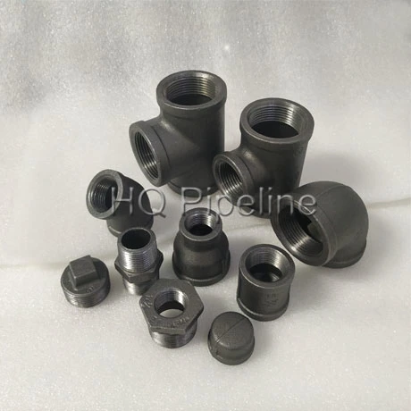 Class 150/300 Lbs Plumbing Materials Black Malleable Iron Pipe Fittings (Banded/Beaded)