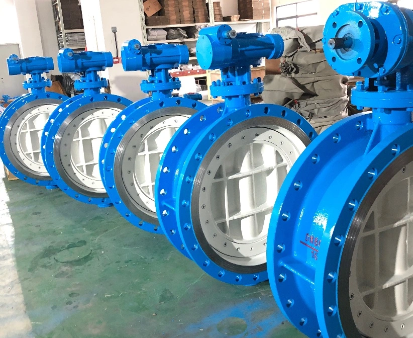 Double Flanged ANSI/GOST Butterfly Valve, Stainless Steel/Wcb/Cast Iron