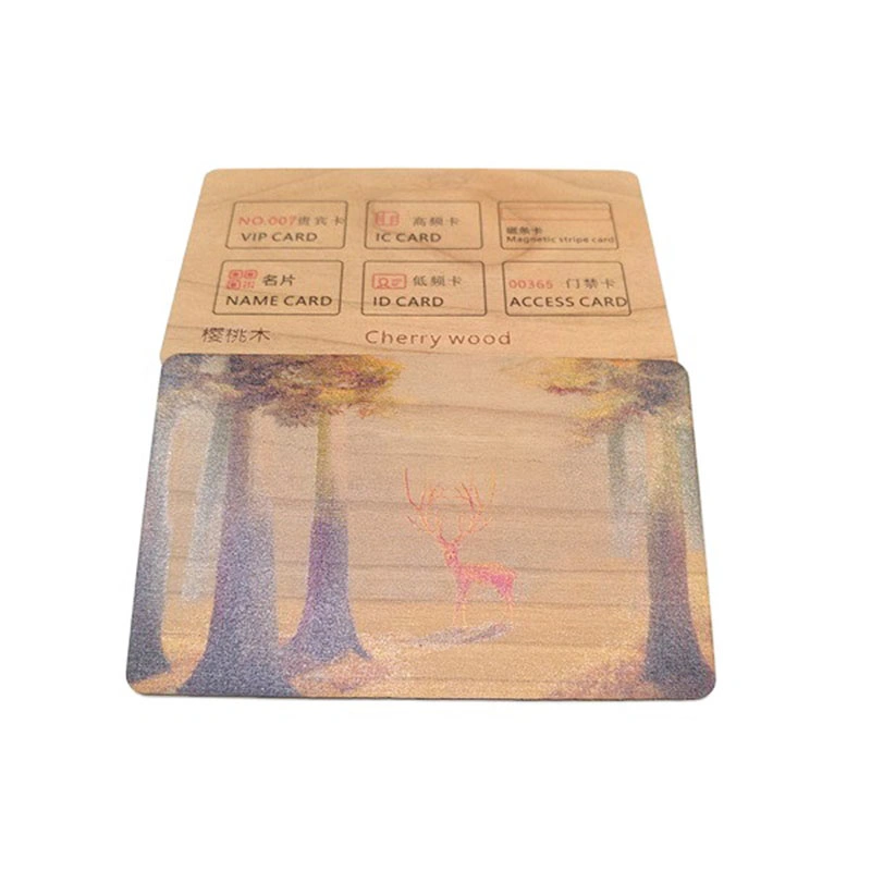 Eco-Friendly Membership Card Wooden Material NFC Business Gift Cards