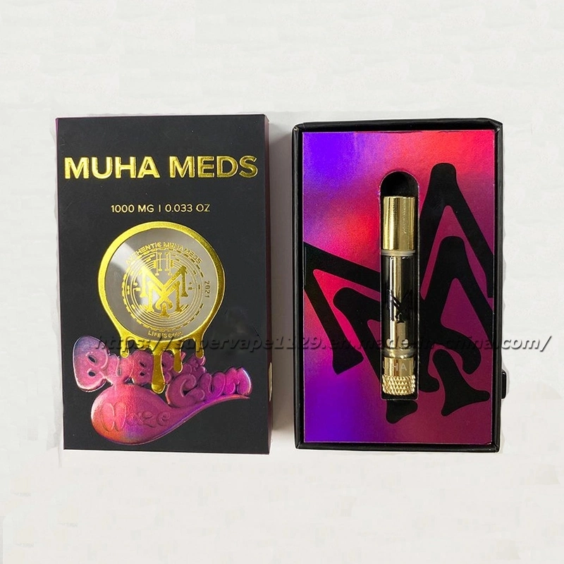 2023 Premium Quality Muha Meds 510 Thread Cartridge Vape Ecigarette Atmoizer 0.8ml 1ml